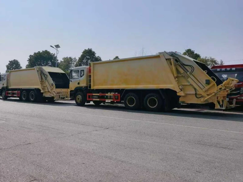 Dongfeng 6x4 20-Cubic Meter Rear Loading Compactor Truck 5 Dongfeng 6x4 20-Cubic Meter Rear Loading Compactor Truck 5