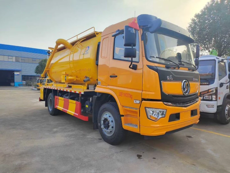 SHACMAN 4x2 Sewer Cleaning & 4x2 Vacuum Truck