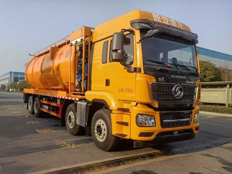 SHACMAN 8×4 33m³ Combination Sewer Cleaner