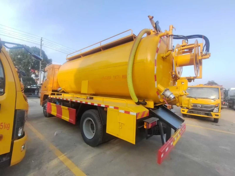 SHACMAN 4x2 Sewer Cleaning & 4x2 Vacuum Truck