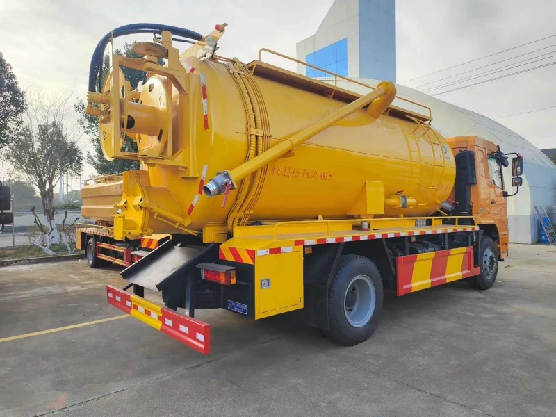 SHACMAN 4x2 Sewer Cleaning & 4x2 Vacuum Truck