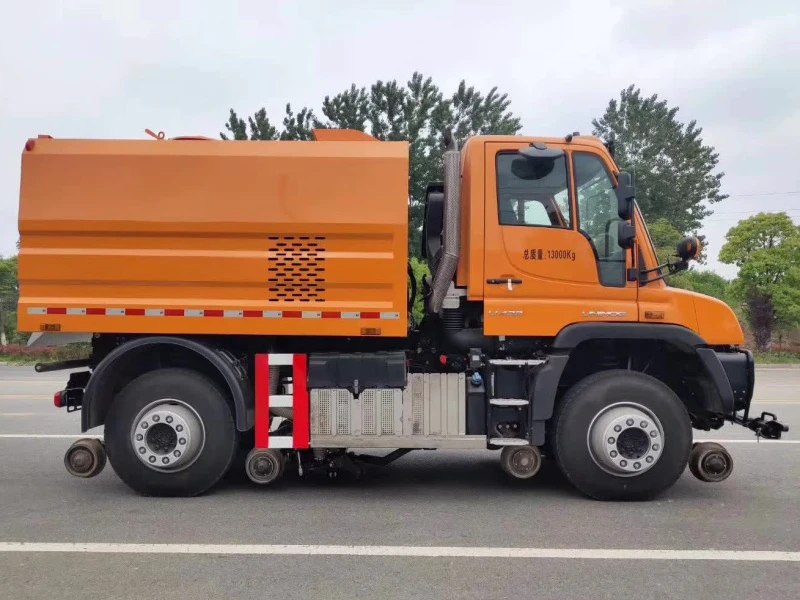 Mercedes-Benz Unimog 4x4 Road-Rail Sweeper Product Introduction