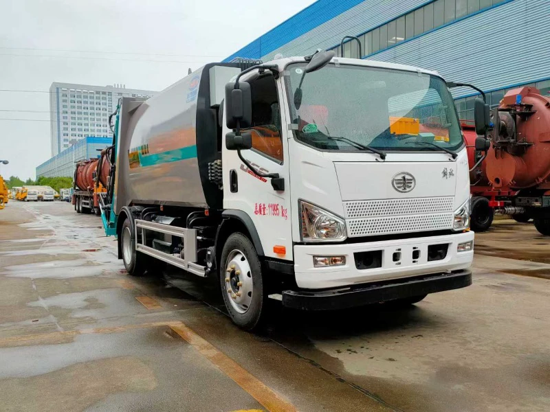 FAW J6F 11 Cubic Meter Refuse Compactor Truck
