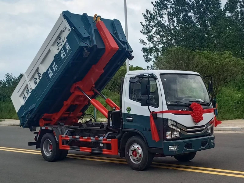DFAC 4×2 Hook-Arm Garbage Truck07 DFAC 4×2 Hook-Arm Garbage Truck07