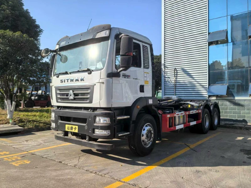 Sinotruk 6×4 Hook Arm Garbage Truck02 Sinotruk 6×4 Hook Arm Garbage Truck02