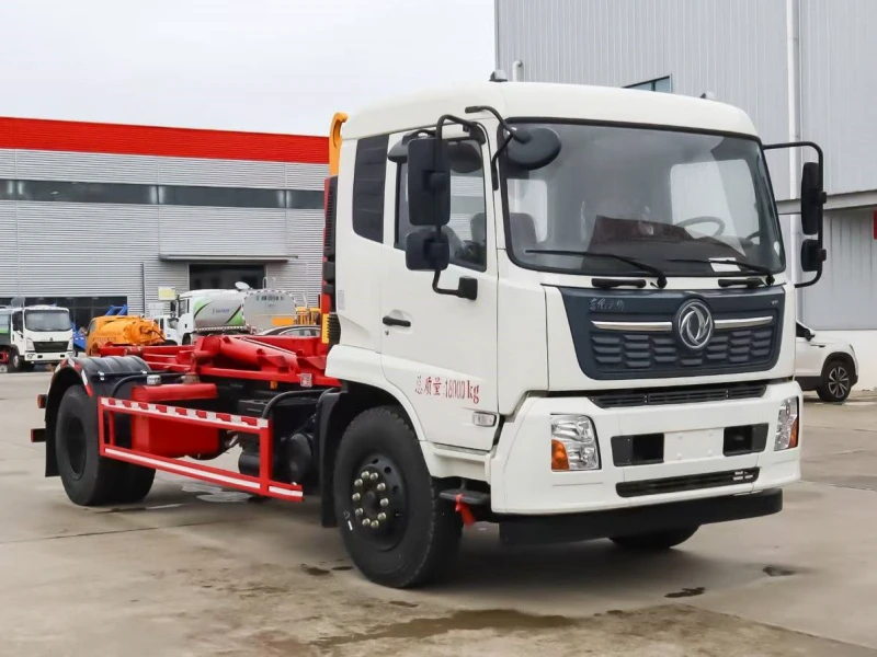 Dongfeng Hook Arm Garbage Truck with 16 m³ Waste Container