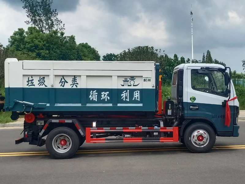 DFAC 4×2 Hook-Arm Garbage Truck02 DFAC 4×2 Hook-Arm Garbage Truck02