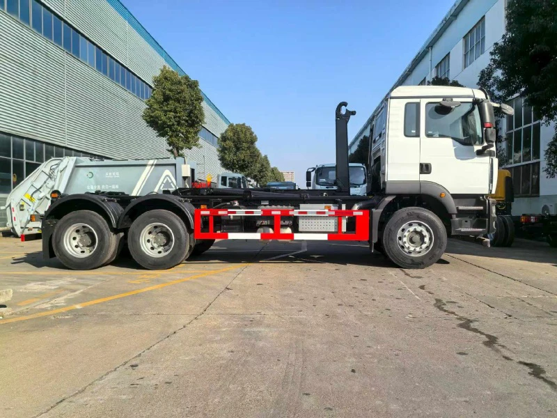 Sinotruk 6×4 Hook Arm Garbage Truck04 Sinotruk 6×4 Hook Arm Garbage Truck04