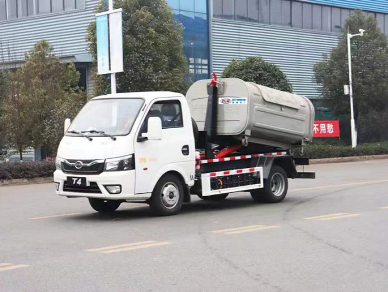 BYD T4 Pure Electric Detachable Container Garbage Truck