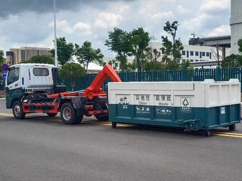 DFAC 4×2 Hook-Arm Garbage Truck04 DFAC 4×2 Hook-Arm Garbage Truck04