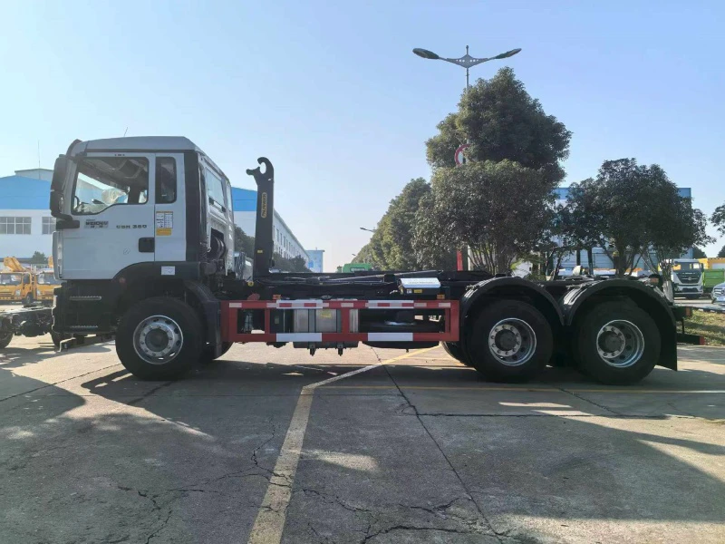Sinotruk 6×4 Hook Arm Garbage Truck03 Sinotruk 6×4 Hook Arm Garbage Truck03