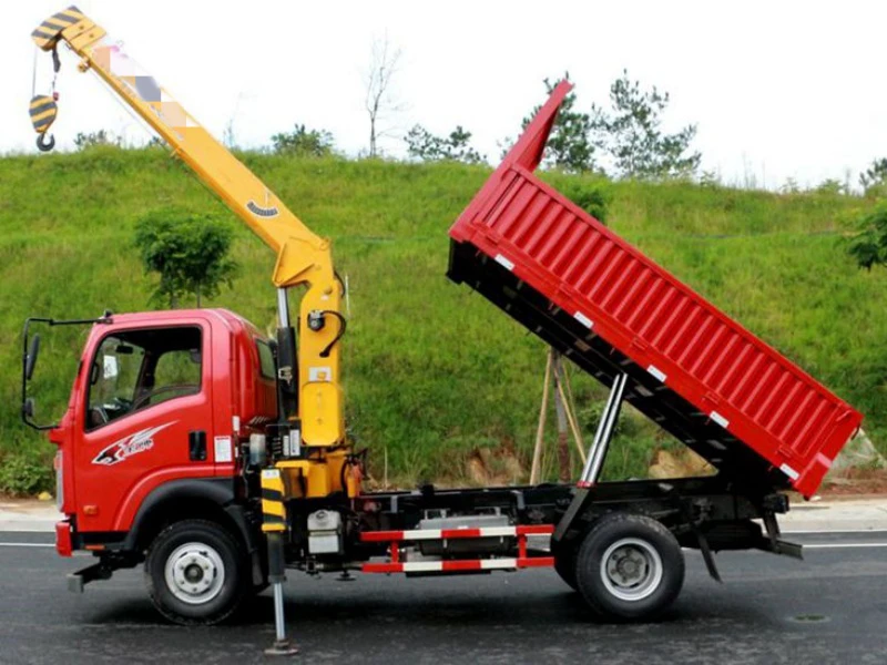 Sinotruk 3T Dump Truck-Mounted Crane