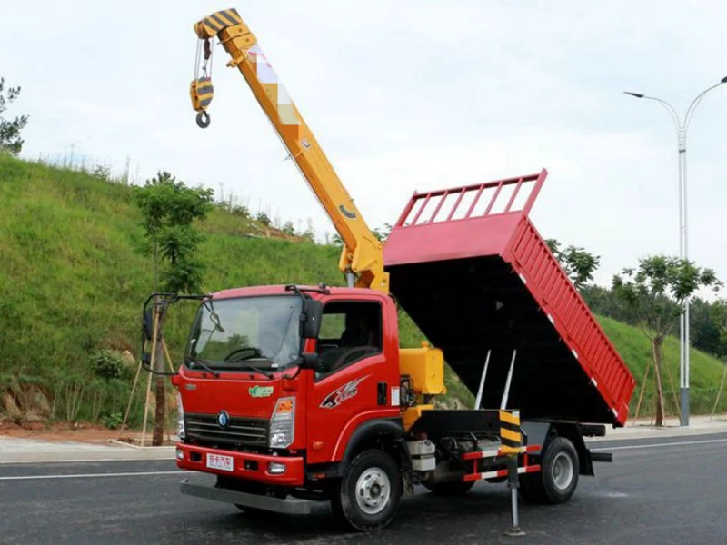 Sinotruk 3T Dump Truck-Mounted Crane