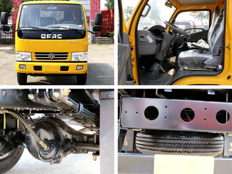 DFAC Double Cab 3-Ton Truck-Mounted Crane with XCMG 2T Crane