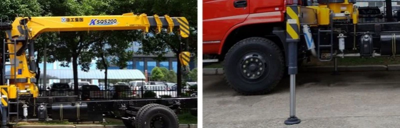 DFAC 8-Ton Truck-Mounted Crane with XCMG 8-Ton Crane