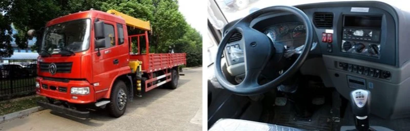 DFAC 6.3-Ton Truck-Mounted Crane with XCMG 6.3-Ton Crane
