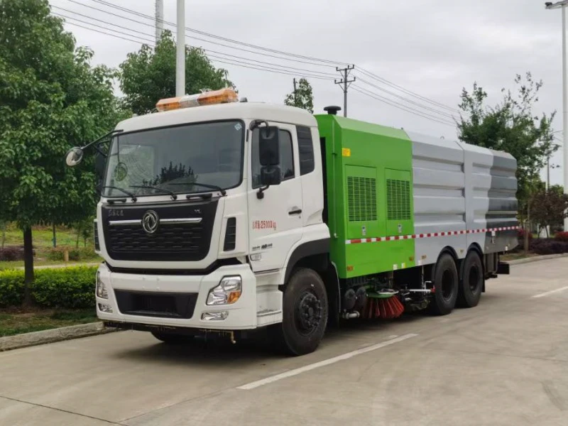 DFAC 6×4 Washing-Sweeper Truck with 12m³ Water Tank and 10m³ Debris Bin