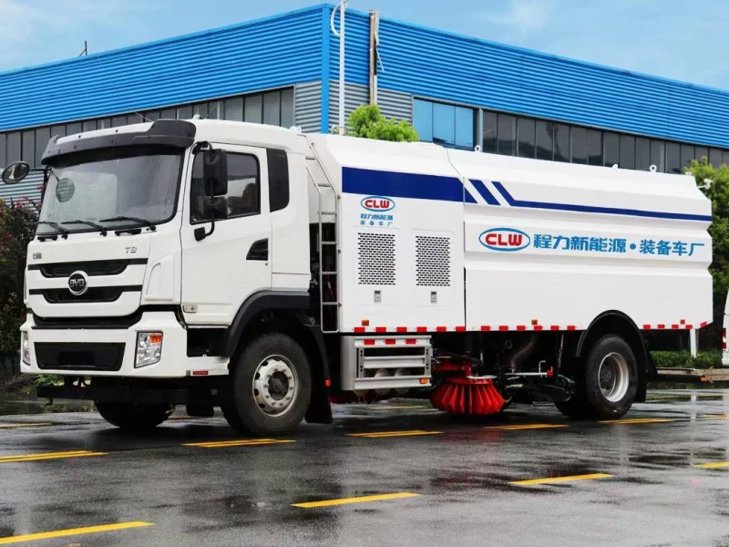 BYD T8 Electric Washing-Sweeper Truck with 348kWh Battery and 15m³ Debris Bin