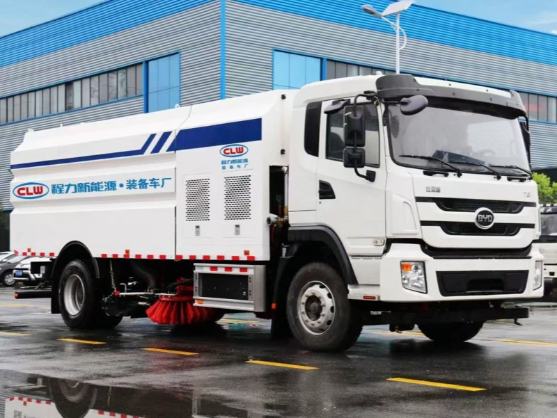 15m³ BYD T8 Pure Electric Washing-Sweeper Truck 02 15m³ BYD T8 Pure Electric Washing-Sweeper Truck 02