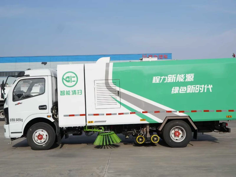 DFAC Kaipute Pure Electric Washing-Sweeper Truck 03 DFAC Kaipute Pure Electric Washing-Sweeper Truck 03