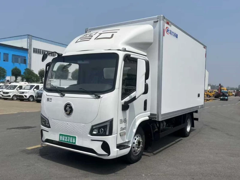 Shacman 4m Electric Refrigerator Truck 01 Shacman 4m Electric Refrigerator Truck 01