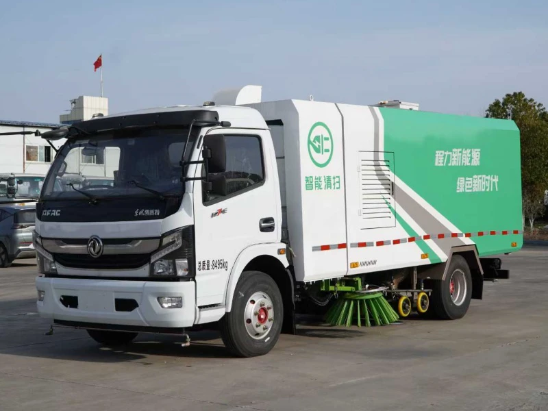 DFAC Kaipute Pure Electric Washing-Sweeper Truck 01 DFAC Kaipute Pure Electric Washing-Sweeper Truck 01
