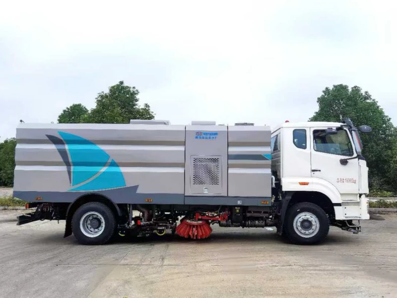 Sinotruk Howo 4×2 Washing-Sweeper Truck