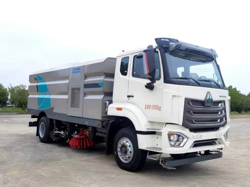 Sinotruk Howo 4×2 Washing-Sweeper Truck