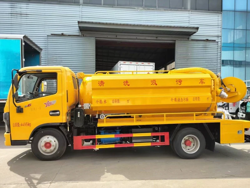 DFAC 4x2 Sewage Suction and Cleaning Truck 02 DFAC 4x2 Sewage Suction and Cleaning Truck 02