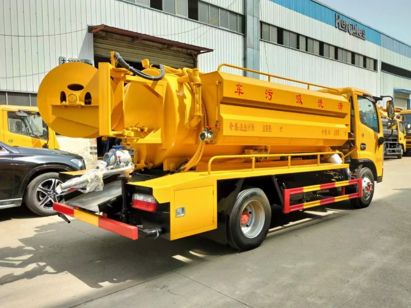 DFAC 4x2 Sewage Suction and Cleaning Truck 04 DFAC 4x2 Sewage Suction and Cleaning Truck 04
