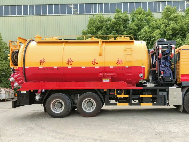 Sitrak 6x4 Sewage Suction and Cleaning Truck