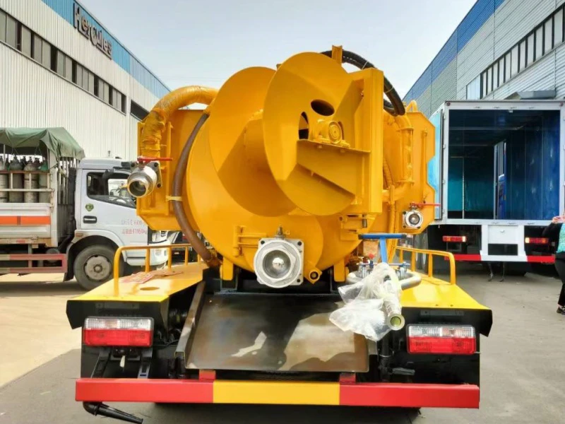 DFAC 4x2 Sewage Suction and Cleaning Truck 05 DFAC 4x2 Sewage Suction and Cleaning Truck 05
