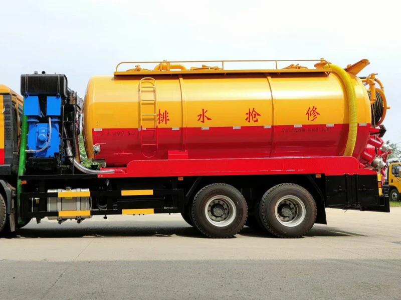Sitrak 6x4 Sewage Suction and Cleaning Truck