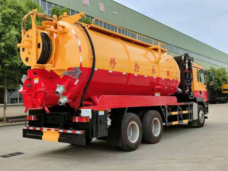 Sitrak 6x4 Sewage Suction and Cleaning Truck