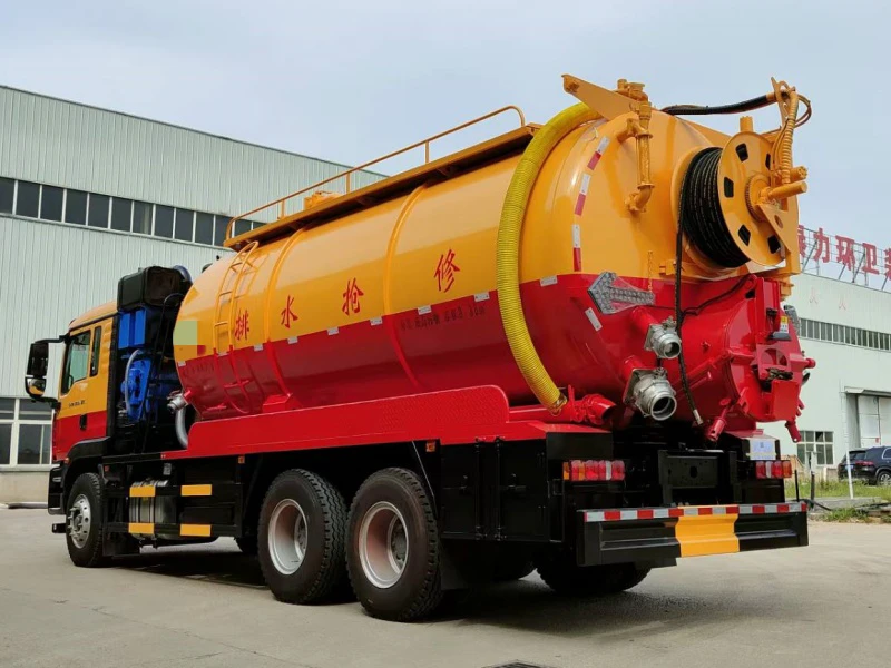 Sitrak 6x4 Sewage Suction and Cleaning Truck