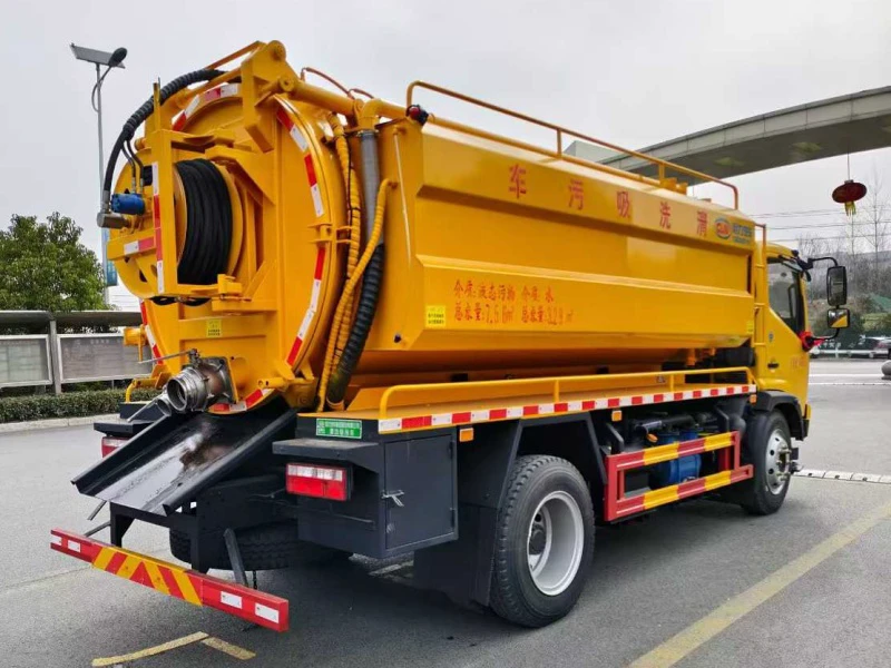 DFAC 4x2 Combination Jetting and Vacuum Truck