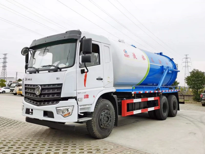 DFAC D3 6x4 Vacuum Sewer Suction Truck 