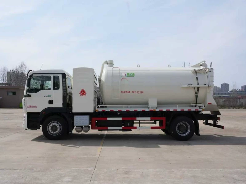 Sinotruk 4x2 Electric Vacuum Truck