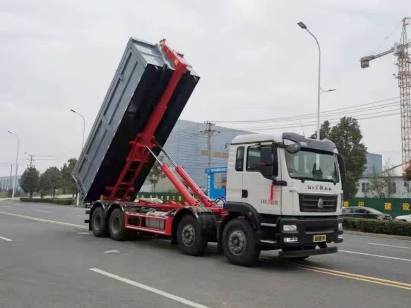 31 Ton Demountable Container Garbage Truck 01 31 Ton Demountable Container Garbage Truck 01