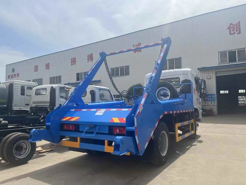DFAC 4×2 swing arm garbage truck