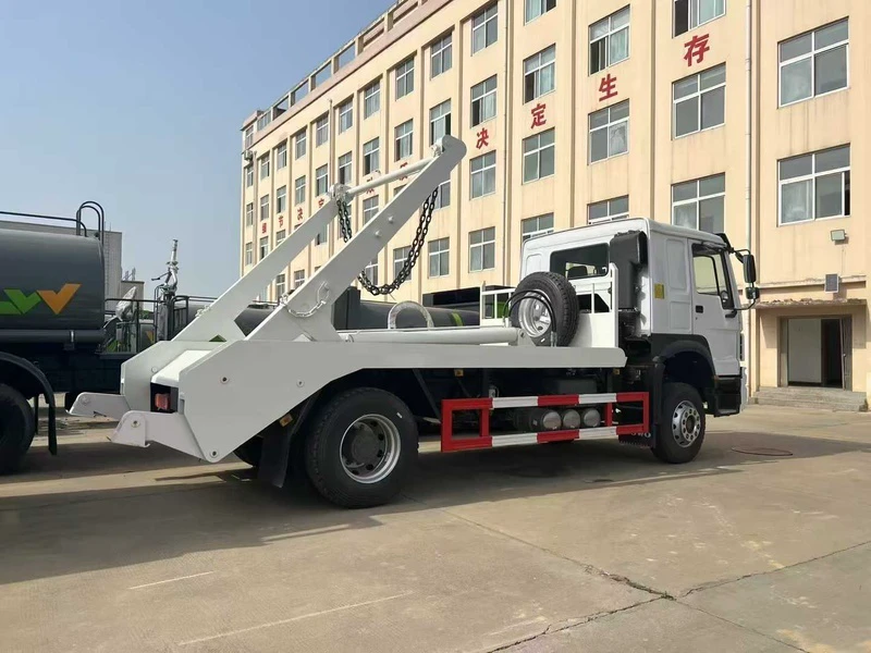 Sinotruk 4×2 Swing Arm Garbage Truck