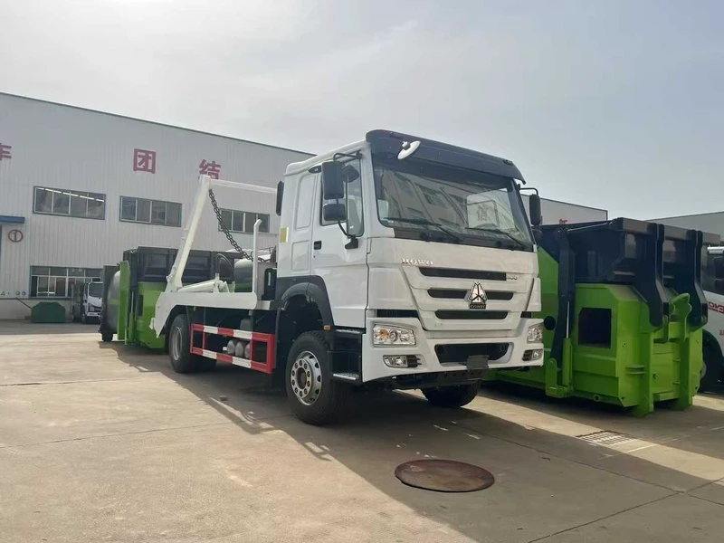 Sinotruk 4×2 Swing Arm Garbage Truck