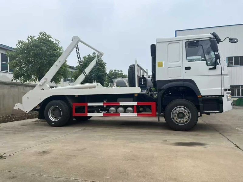 Sinotruk 4×2 Swing Arm Garbage Truck
