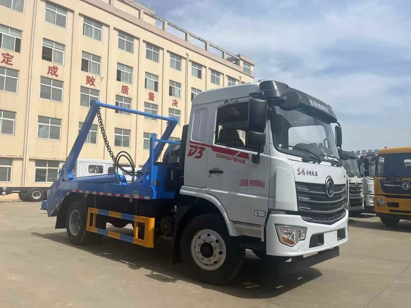 DFAC 4×2 swing arm garbage truck