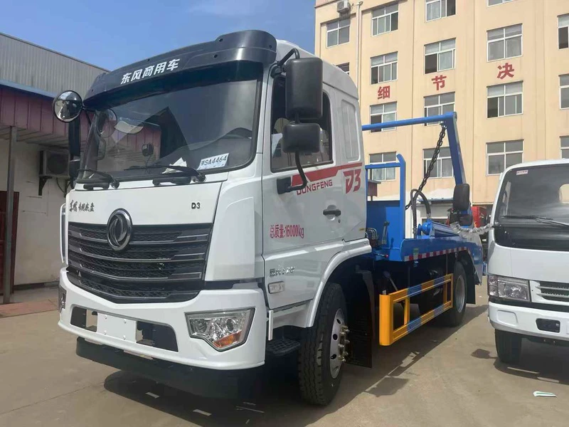 DFAC 4×2 swing arm garbage truck