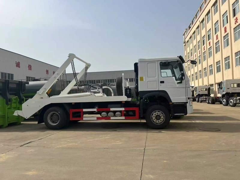 Sinotruk 4×2 Swing Arm Garbage Truck