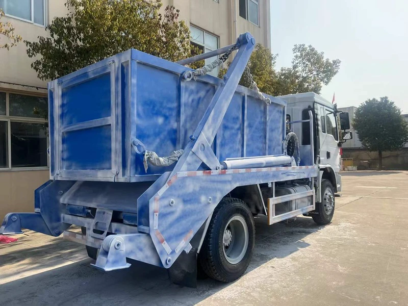 Sinotruk 4×2 Swing Arm Garbage Truck 04 Sinotruk 4×2 Swing Arm Garbage Truck 04