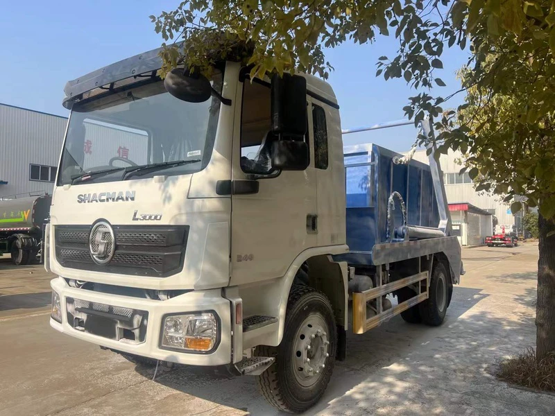 Shacman 4×2 Swing Arm Garbage Truck