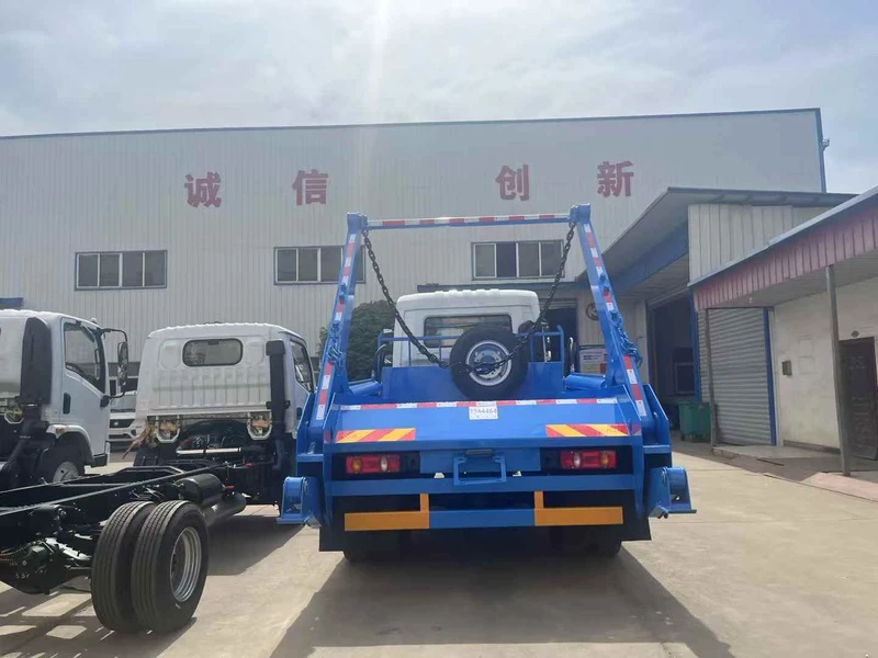 DFAC 4×2 swing arm garbage truck