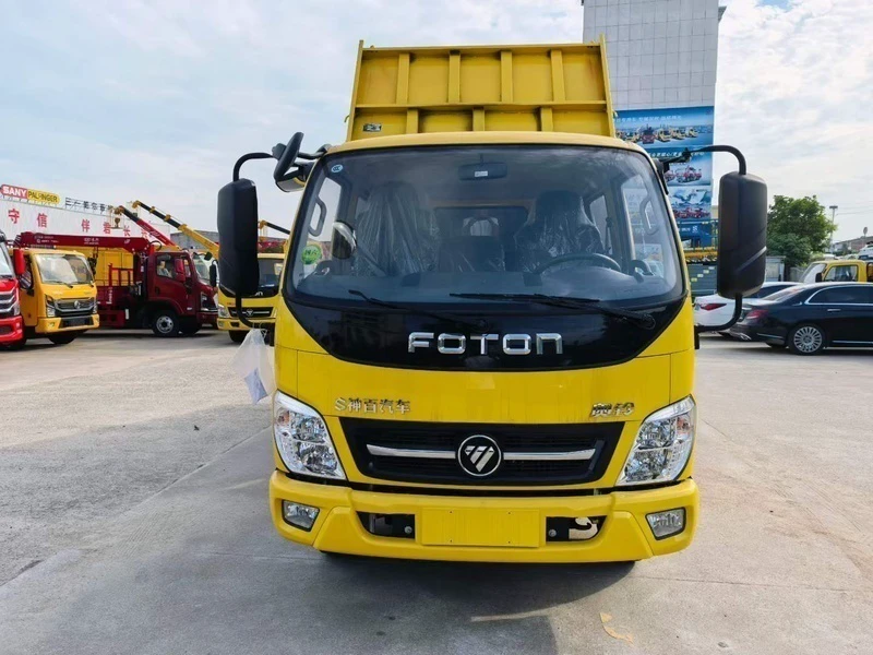 Foton Blue Plate Double Cab Dump Truck 02 Foton Blue Plate Double Cab Dump Truck 02